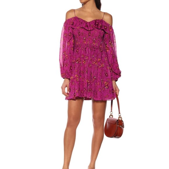 Ulla Johnson Dresses & Skirts - NWT ULLA JOHNSON Silk Blend Monet Dress in Magenta